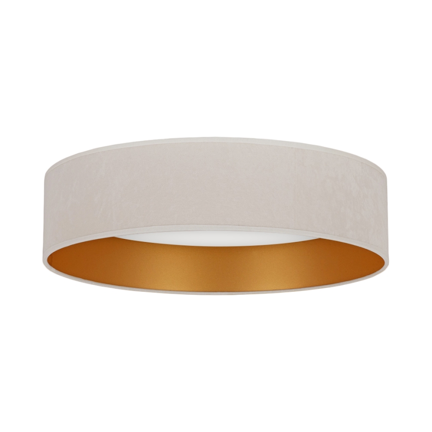 Brilagi - Plafonnier à intensité variable VELVET SMART LED/36W/230V d. 55 cm 2700-6500K Wi-Fi Tuya crème/doré + Télécommande