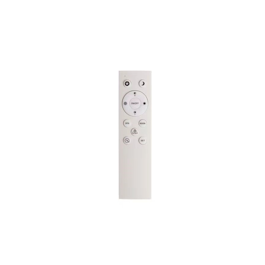 Brilagi - Plafonnier à intensité variable VELVET SMART LED/36W/230V d. 55 cm 2700-6500K Wi-Fi Tuya blanc/doré + télécommande