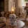 Brilagi - Lampe à pétrole MERLIN blanche/bleue