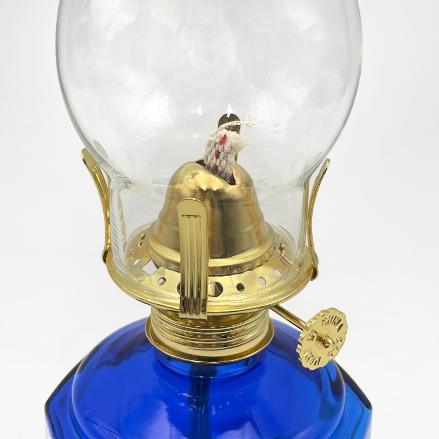 Brilagi - Lampe à pétrole MERLIN bleue