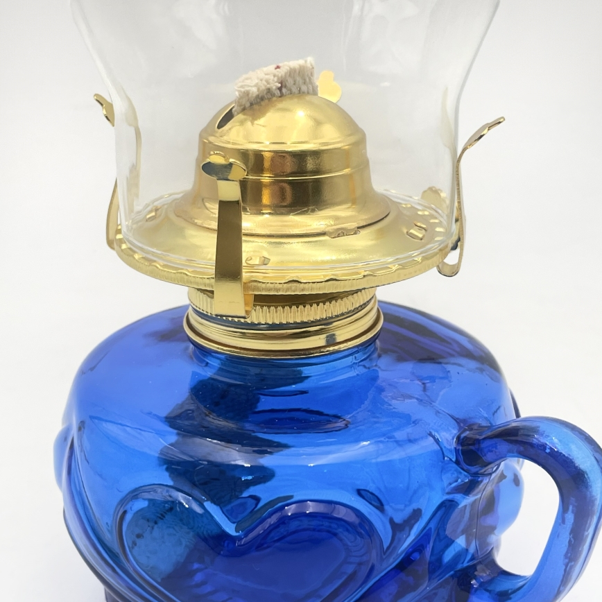 Brilagi - Lampe à pétrole MERLIN bleue
