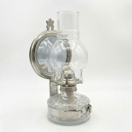 Brilagi - Lampe à pétrole MERLIN finition chrome brillant