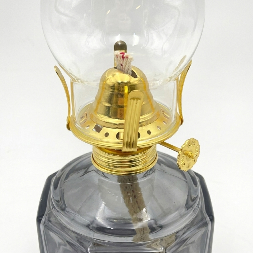 Brilagi - Lampe à pétrole MERLIN fumée/grise