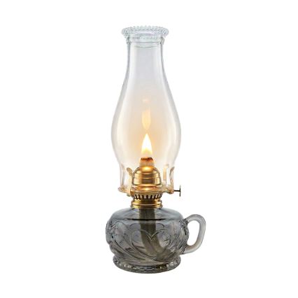 Brilagi - Lampe à pétrole MERLIN fumée/grise