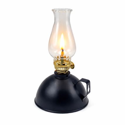 Brilagi - Lampe à pétrole MERLIN noire
