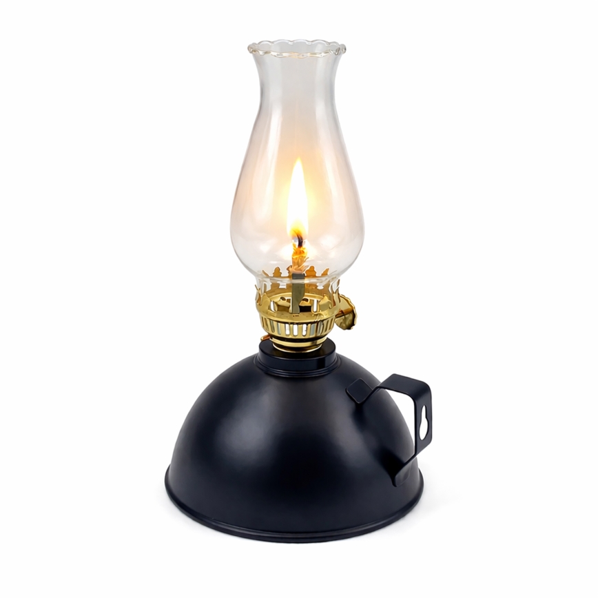 Brilagi - Lampe à pétrole MERLIN noire