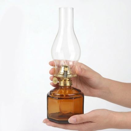 Brilagi - Lampe à pétrole MERLIN orange