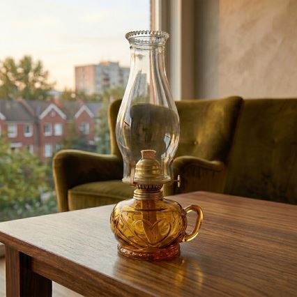 Brilagi - Lampe à pétrole MERLIN orange