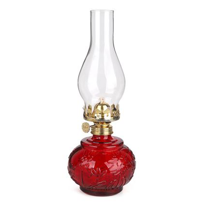 Brilagi - Lampe à pétrole MERLIN rouge