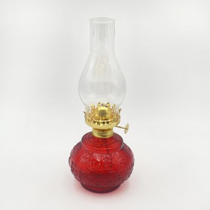 Brilagi - Lampe à pétrole MERLIN rouge