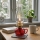 Brilagi - Lampe à pétrole MERLIN rouge