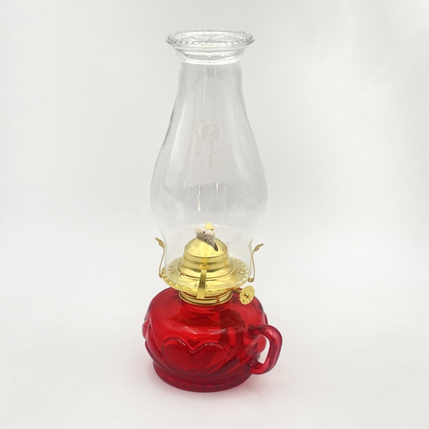 Brilagi - Lampe à pétrole MERLIN rouge