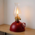 Brilagi - Lampe à pétrole MERLIN rouge