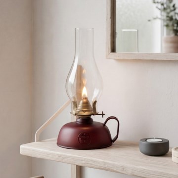 Brilagi - Lampe à pétrole MERLIN rouge