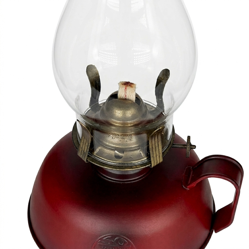 Brilagi - Lampe à pétrole MERLIN rouge