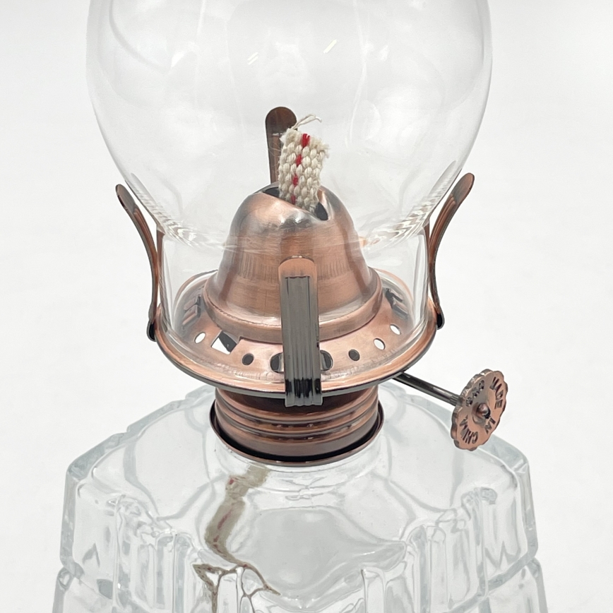 Brilagi - Lampe à pétrole MERLIN transparente/bronze/patinée