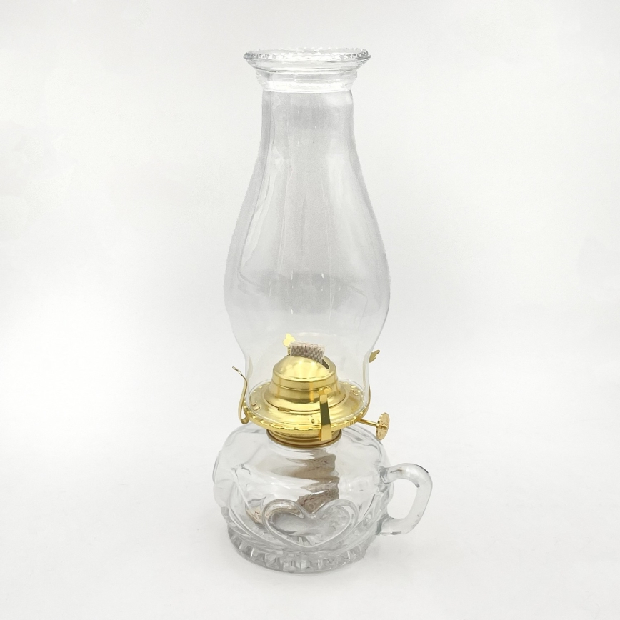 Brilagi - Lampe à pétrole MERLIN transparente
