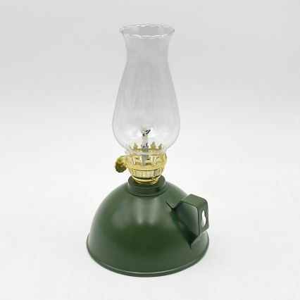 Brilagi - Lampe à pétrole MERLIN verte