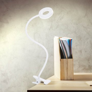 Brilagi - Lampe à pince à intensité variable ORBELA LED/8W/230V 3000/4000/5000K blanc