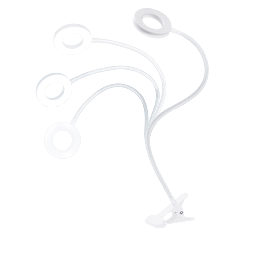 Brilagi - Lampe à pince à intensité variable ORBELA LED/8W/230V 3000/4000/5000K blanc