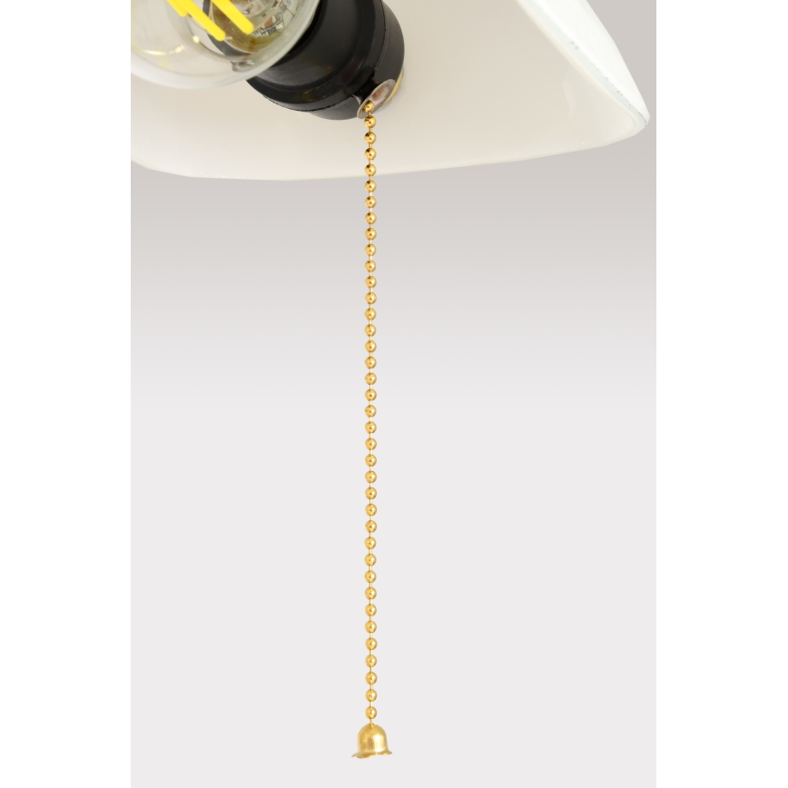 Brilagi - Lampe de bureau BANK OFFICE 1xE27/60W/230V dorée/blanche