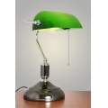 Brilagi - Lampe de bureau BANK OFFICE 1xE27/60W/230V noire/argentée/verte