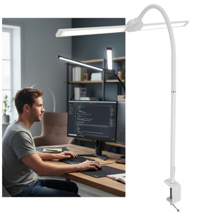 Brilagi - Lampe de bureau LED à intensité variable USB VARIO LED/14W/5V 3000-6000K blanche