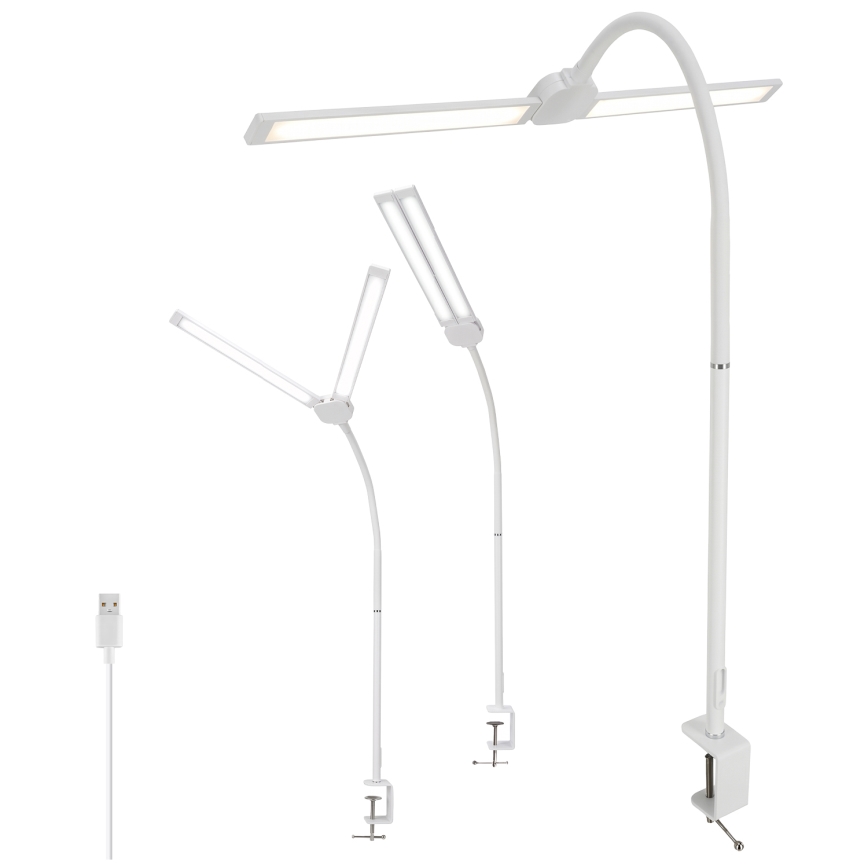 Brilagi - Lampe de bureau LED à intensité variable USB VARIO LED/14W/5V 3000-6000K blanche