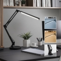 BRILAGI - Lampe de bureau LED dimmable 2 en 1 USB VARIO LED/14W/5V 3000-6000K noir