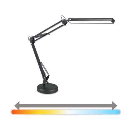 Brilagi - Lampe de bureau LED dimmable 2 en 1 USB VARIO LED/14W/5V 3000-6000K noir