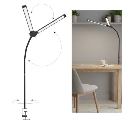 Brilagi - Lampe de bureau LED dimmable USB VARIO LED/14W/5V 3000-6000K noire