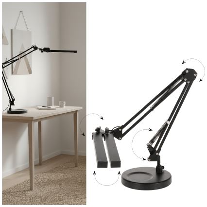 Brilagi - Lampe de bureau LED dimmable VARIO LED/15W/230V 3000-6000K noire