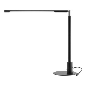 Brilagi - Lampe de bureau tactile et dimmable à LED avec ports USB VARIO LED/7W/230V 3000–6500K CRI 96, noir