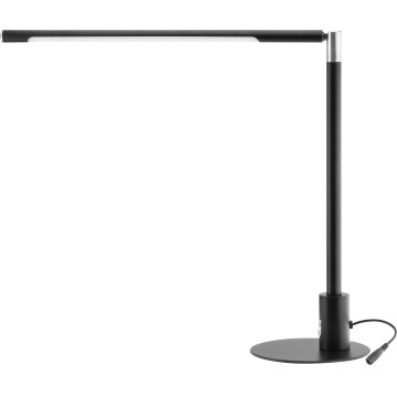 Brilagi - Lampe de bureau tactile LED dimmable avec ports USB VARIO LED/7W/230V IRC 96 noir