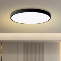 Brilagi - Lampe de plafond LED dimmable POOL SMART LED/128W/230V 3000-6000K 100 cm Wi-Fi Tuya noire + télécommande