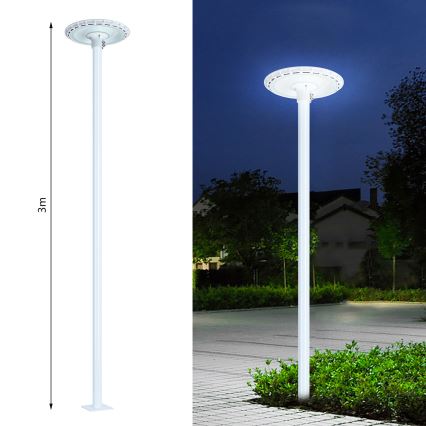 Brilagi - Lampe de rue LED extérieure URBANSPARK LED/120W/230V blanche IP65