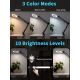 Brilagi - Lampe de table à intensité variable avec loupe LENS LED/12W/5V 3000/4200/6000K noir