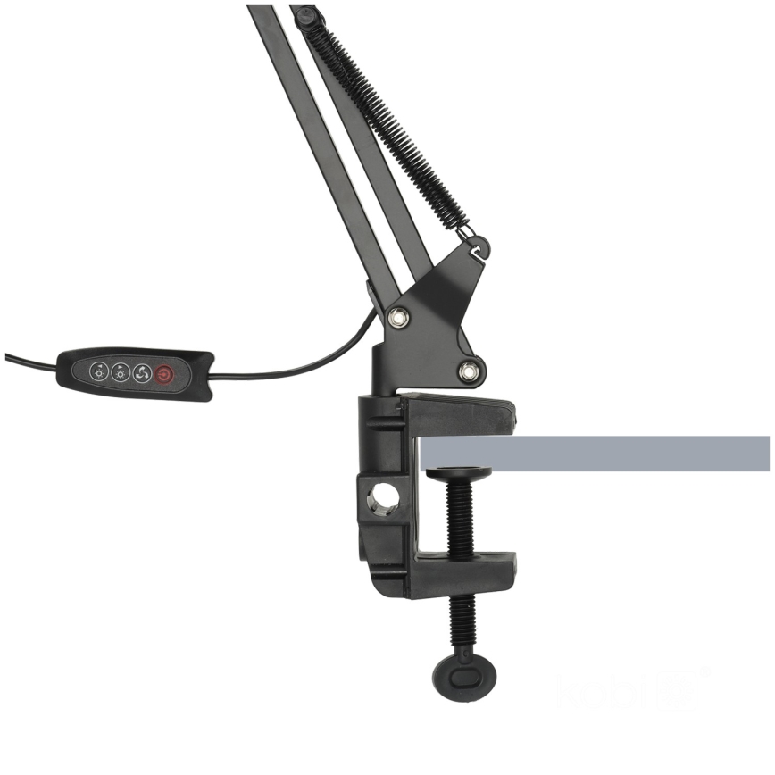 Brilagi - Lampe de table à intensité variable VARIO 2xLED/14W/230V 3000-6000K noir
