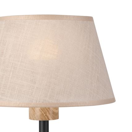 Brilagi - Lampe de table ANTHONY 1xE27/60W/230V chêne/beige