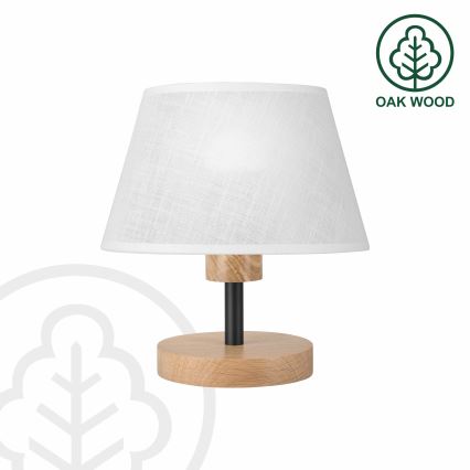 Brilagi - Lampe de table ANTHONY 1xE27/60W/230V chêne/blanc
