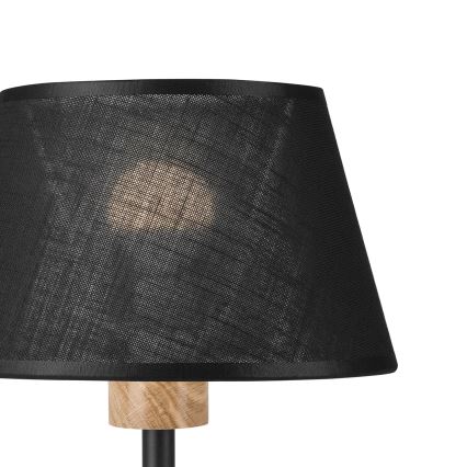 Brilagi - Lampe de table ANTHONY 1xE27/60W/230V chêne/noir