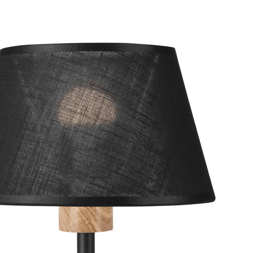 Brilagi - Lampe de table ANTHONY 1xE27/60W/230V chêne/noir