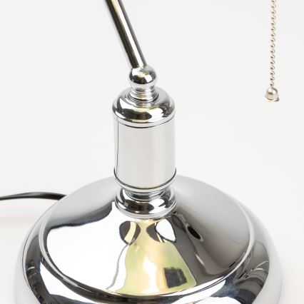 Brilagi - Lampe de table BANK OFFICE 1xE27/60W/230V chrome brillant/vert