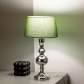 BRILAGI - Lampe de table CERIA 1xE27/60W/230V Ø 25 cm chrome brillant/vert