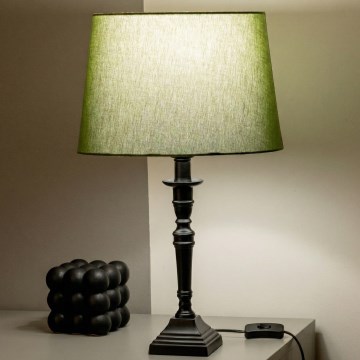 Brilagi - Lampe de table CERIA 1xE27/60W/230V Ø 30 cm noir/vert