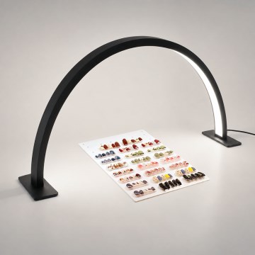 Brilagi - Lampe de table en arc LED dimmable RADIO LED/30W/24/230V 3000/4000/6500K noire