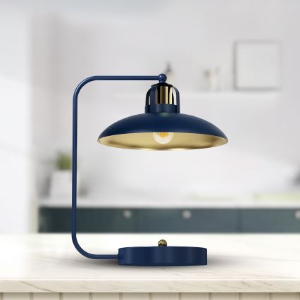 Brilagi - Lampe de table FLAMENGO 1xE27/60W/230V bleu
