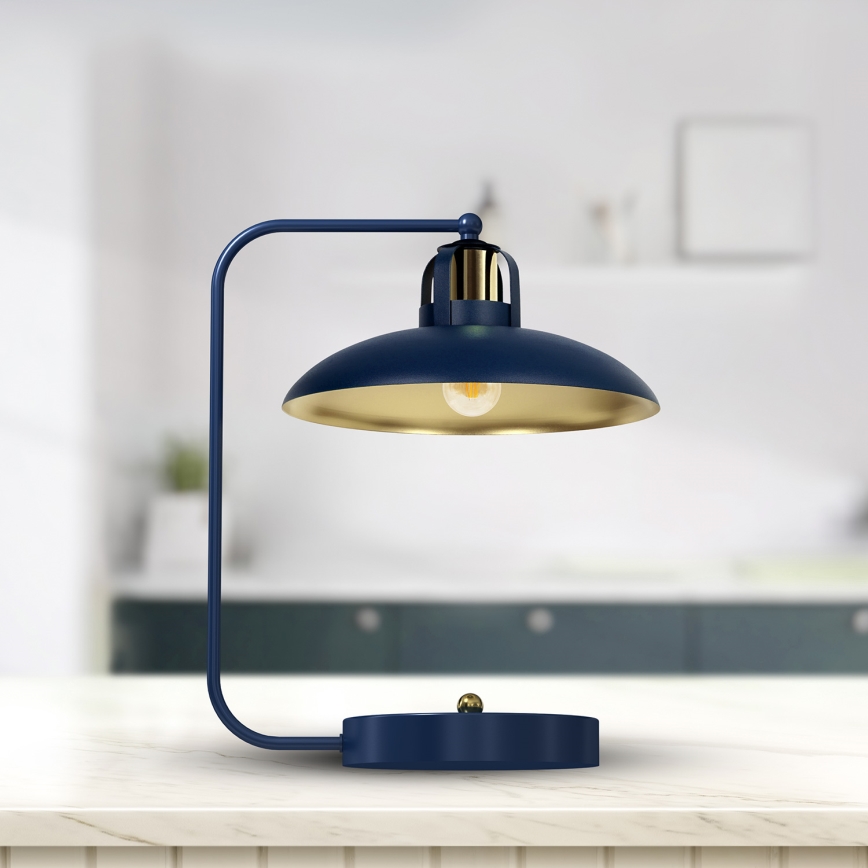 Brilagi - Lampe de table FLAMENGO 1xE27/60W/230V bleu