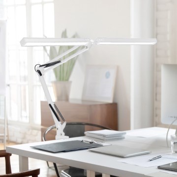 Brilagi - Lampe de table flexible à intensité variable VARIO LED/15W/230V 3000-6000K blanc