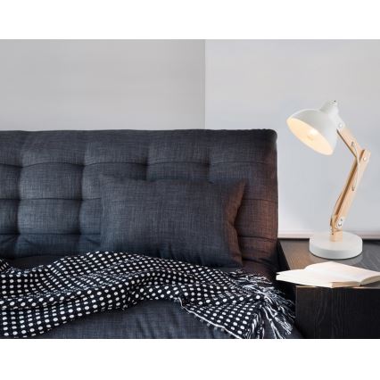 Brilagi - Lampe de table FOCUS 1xE27/40W/230V blanche